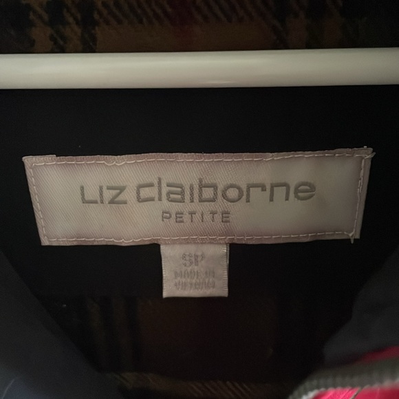 Liz Claiborne red lined jacket size SP - Picture 2 of 10